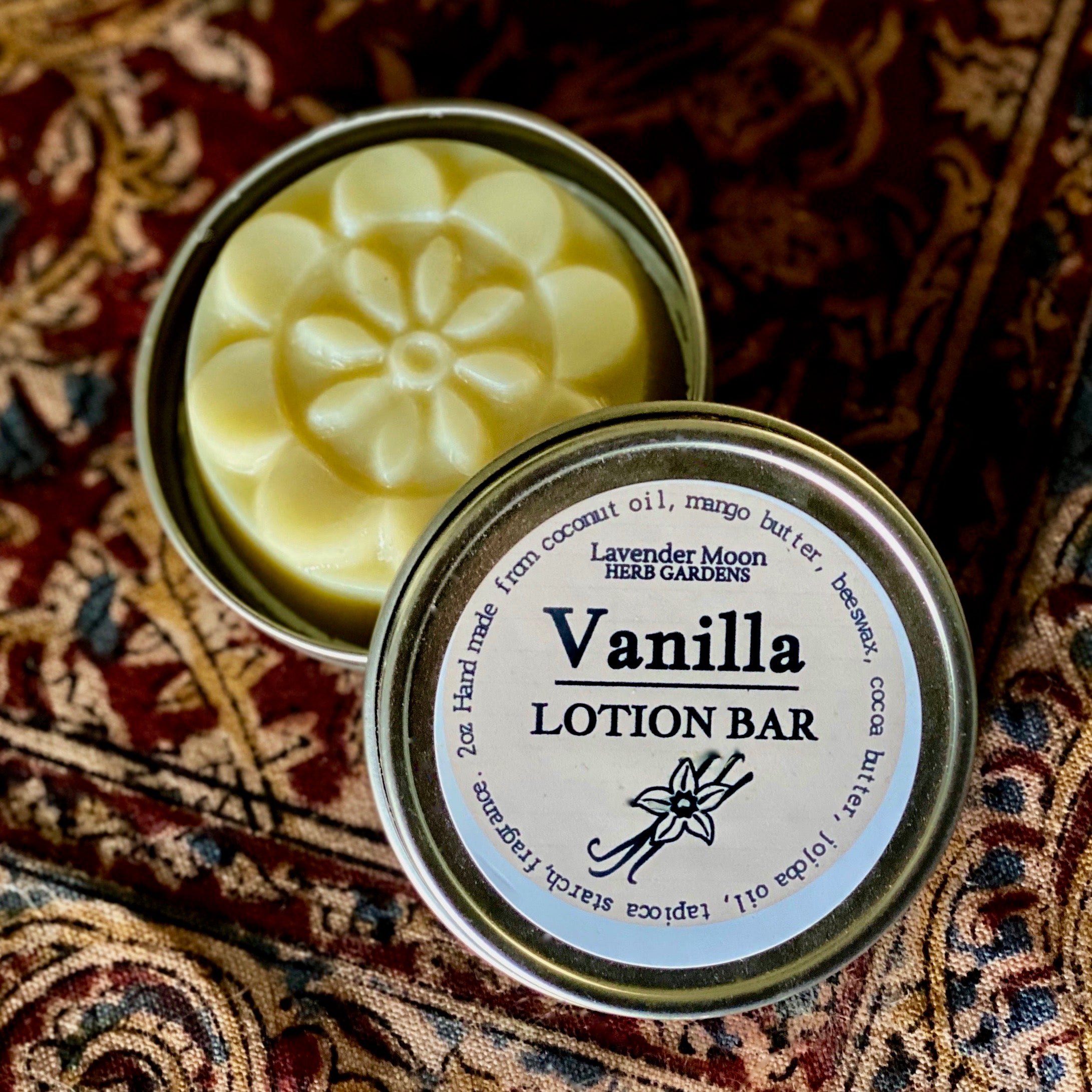 Vanilla Lotion Bar – Lavender Moon Herb Gardens
