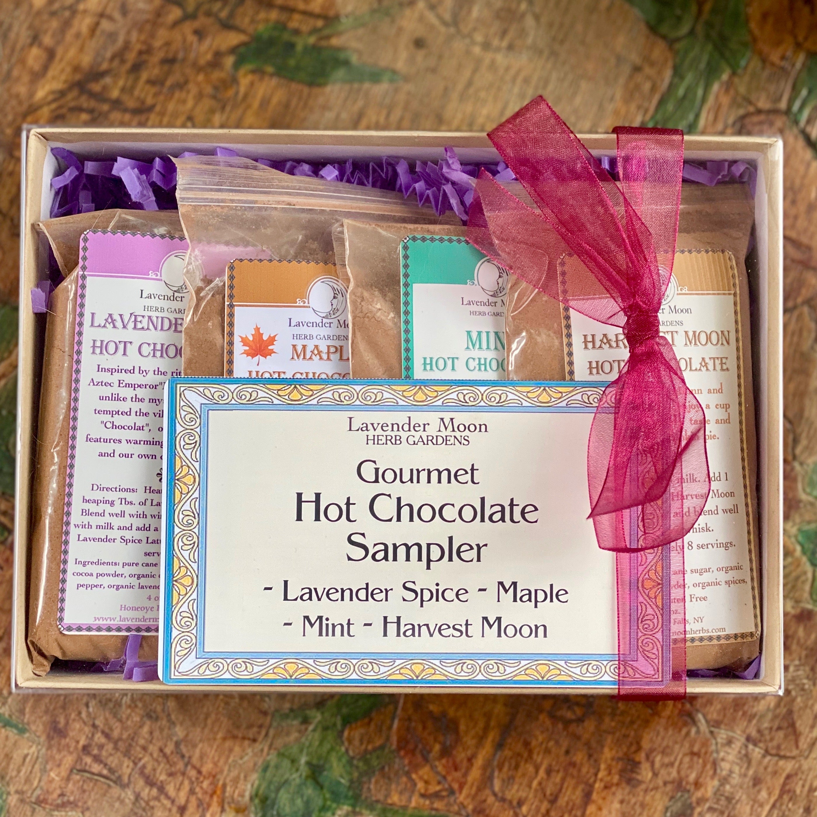Chocolate Sampler Box: 4 Piece Gift Box
